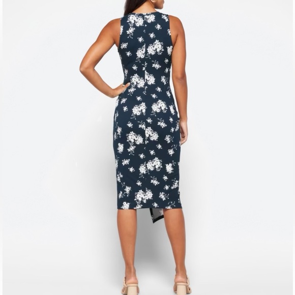 nine britton Dresses Nine Britton Abigail Brushed Knit Midi Dress